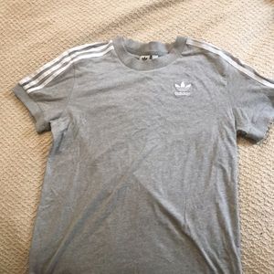 Grey adidas t shirt